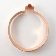 Vintage Round Christmas Tree Ornament Cookie Cutter