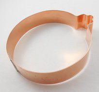 Vintage Round Christmas Tree Ornament Cookie Cutter N2