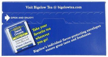 Bigelow Sweet Dreams Herbal Tea, Relaxing Blend of Chamomile &amp; Mint, Caffeine Free, 20-Count Boxes (Pack of 6) N3