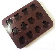 HSE New Style (1pc/lot) Animation Silicone Cake Mold 12 Night Owl Shape Chocolate Mold Handmade Soap Bakeware... N2