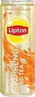 Lipton Sparkling Iced Tea, Raspberry flavor, 12oz Sleek Cans, (Pack of 12) N2