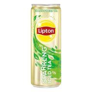 Lipton Sparkling Iced Tea, Raspberry flavor, 12oz Sleek Cans, (Pack of 12) N7