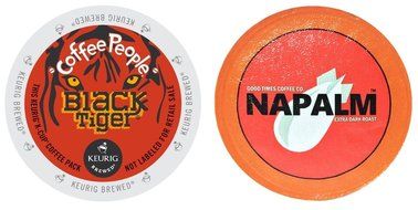 Coffee People DARK Roast Variety Sampler * JET FUEL &amp; BLACK TIGER * Extra Bold 48 K-Cups for Keurig Brewers N5