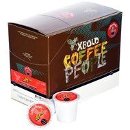 Coffee People DARK Roast Variety Sampler * JET FUEL &amp; BLACK TIGER * Extra Bold 48 K-Cups for Keurig Brewers N11