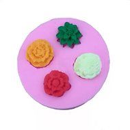 Goliton? Soft Silicone Fondant cake tool mold DIY baking cake mold flower modelling N2