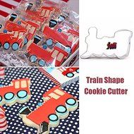 Stainless Steel Train Shape Cookie Cutter Cake Baking Mold N2