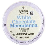 Archer Farms K-Cup White Chocolate Macadamia Coffee Light Roast 18 Count (1 Box) N2