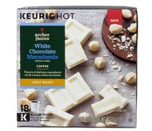 Archer Farms K-Cup White Chocolate Macadamia Coffee Light Roast 18 Count (1 Box) N6