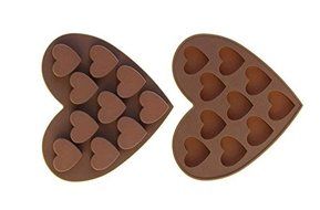 10-Hole Heart Shape Silicone Cake Mold Fondant Chocolate Mould Diy Bakeware Cake Tools