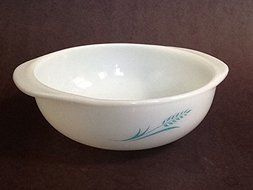 Pyrex &quot;Blue Wheat&quot; Promotional (1.5 Qt) Round Baking Casserole Dish (#023) NO LID