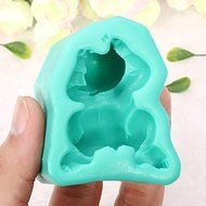 Baby Lying On Front Cake Mold 3D Silicone Fondant Mould N6