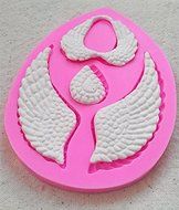Design 485 The Angel&#039;s Wings Silicone Mold,Sugar Mold,Chocolate Mold, Cake Decoration Tool, Food Grade Material N2