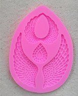 Design 485 The Angel&#039;s Wings Silicone Mold,Sugar Mold,Chocolate Mold, Cake Decoration Tool, Food Grade Material N3