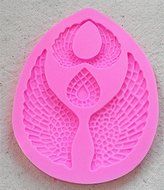 Design 485 The Angel&#039;s Wings Silicone Mold,Sugar Mold,Chocolate Mold, Cake Decoration Tool, Food Grade Material N4