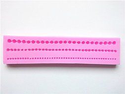 Wocuz W0247 17cm Long Pearl Candy Making Silicone Mold Cake Decoration Mould Fondant Chocolate Small Pastry Tool N2