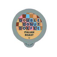 Double Donut Italian Roast Coffee, in Recyclable Single Serve Cups for Keurig K-Cup Brewers, 24 Count
