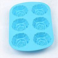 Baking Cake Mold Silicone Mold, Six Roses Microwave Mold