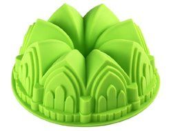 HUMPS Crown Shaped Silicone Cake Mold (Green)
