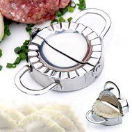 Whitelotous Stainless Steel Dumpling Maker Dough Press Dumpling Pie Ravioli Mold Mould Maker Pastry Tool for Home... N3