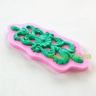 Mom&amp;pea 0593 Silicone Mould for Fondant Cake Sugar Paste Cake Decoration 3d Cake Toppers Mold 13.6*5.9*0.7cm 42g N2