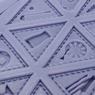 "Triangle Flag Football Silicone Mold Fondant Cake Mould" shopping N4