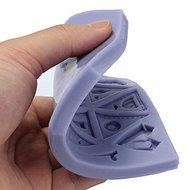 "Triangle Flag Football Silicone Mold Fondant Cake Mould" shopping N6