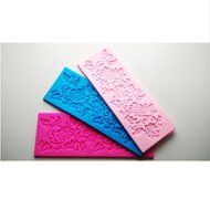 Allforhome(TM) Vine Pattern Shape Flower and Leaf Sugarcraft Silicone Lace Fondant Embossing Cake DIY Molds Cake...