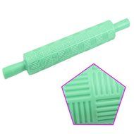 Rolling Pin Fondant Cake Sugarcraft Embossed Decorating Mold Gum Paste Tools HOT (8) N4