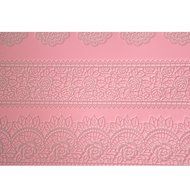 FOUR-C Lace Silicone Mat Silicone Mold Cake Decorating Supplies Color Pink N3