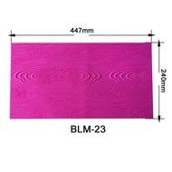 ART Kitchenware Woodgrain Fondant Impression Mat Silicone Cake Lace Mold Color Pink BLM-23 N2