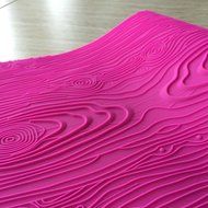 ART Kitchenware Woodgrain Fondant Impression Mat Silicone Cake Lace Mold Color Pink BLM-23 N4