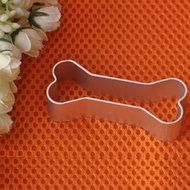 Joylive Dog&#039;s Favorite Bone Shape Cookie Cake Decorating Alloy Cutter Tin Baking Mould