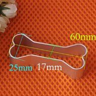 Joylive Dog&#039;s Favorite Bone Shape Cookie Cake Decorating Alloy Cutter Tin Baking Mould N2