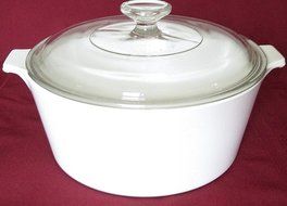 Corning Ware White 2-1/2 Qt Casserole B-2-1/2-B with Lid