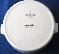Corning Ware White 2-1/2 Qt Casserole B-2-1/2-B with Lid N4