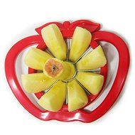 ASDOMO Large Stainless Steel Fruit Slicer Cutter and Divider Melons Watermelon Pineapple Apple Slicer Color Shipped...