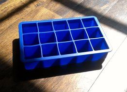 Ozera 2 Pack Silicone Ice Cube Tray Molds Candy Mold Cake Mold Chocolate Mold, 15 Cavity, Blue N4