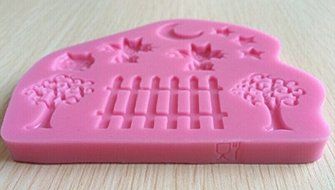 HSE Forest Animals Silicone 3D Mold Fondant Cake Decorating Tools, Mould, Silicone Soap Mold, Cooking Tools N2