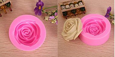 HSE 1PCS HOT Lovely Rose Flower Silicone Cake Mold Mould Cutter Fondant Cake Decorating Tools