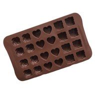 JLHua Candy Molds &amp; Ice Cube Trays- Rose, Heart &amp; Gift-Silicone Chocolate Molds - Fun, Toy Kids Set N2