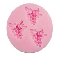 Grape Double Sugar Silicone Mold Cake Decoration Mold Chocolate Mould Soap Mold Baking Tools
