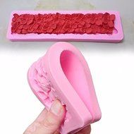 Silicone Baking Mold Cake Four Petal Flowers Fondant Chocolate Cake Mould Lace D?cor N4