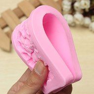 Silicone Baking Mold Cake Four Petal Flowers Fondant Chocolate Cake Mould Lace D?cor N5