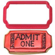 Ticket Cookie Cutter 3.5 in