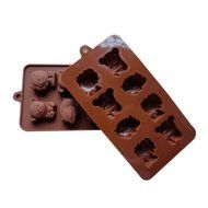 High Temperature Resistance Silicone Three Animal Cake Mold N2
