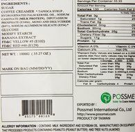 Possmei Bubble Tea Mix Instant Powder, Taro, 2.2 Pound N14