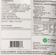 Possmei Bubble Tea Mix Instant Powder, Taro, 2.2 Pound N62