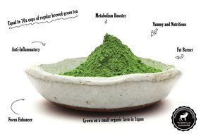 Organic Matcha Green Tea Powder, Wild Matcha #2 Culinary Grade, Authentic Japanese Matcha Grown In The Mountains... N5