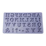 "Alphabet Silicone Mold Capital Letter Punctuation Fondant Biscuit Cake Mould" shopping N2