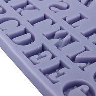 "Alphabet Silicone Mold Capital Letter Punctuation Fondant Biscuit Cake Mould" shopping N5